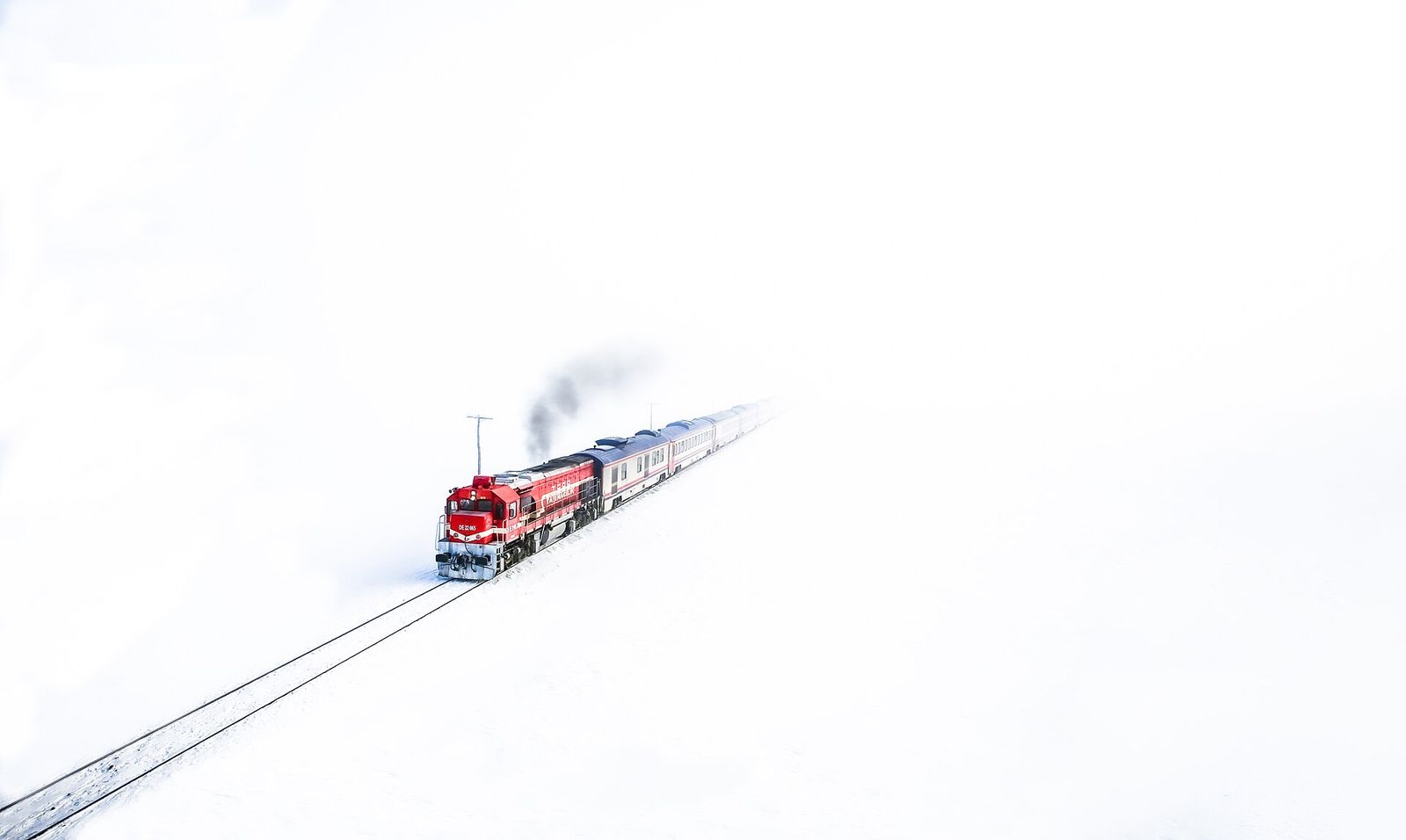 Kars yönüne giden Doğu Ekspresi treni